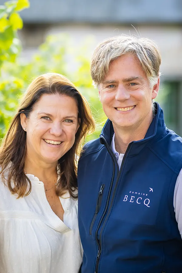 Couple de viticulteurs